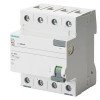 4POLE RCCB SIEMENS - SIEMENS 80A 4POLE RCCB 300mA 5SV46470RC